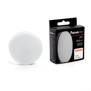 FERON Лампа cветодиодная, (8W) 230V GX53 6400K, LB-1508 от оптового интернет-магазина Макел25.