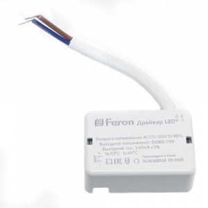 FERON Драйвер для светодиодного светильника 20W, LB0164