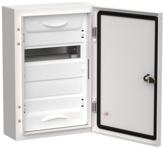 Изображение товара TITAN 5 Корпус металлический ЩРн-24 (1х24) 460х310х140мм IP54 белый (одна дверь) IEK