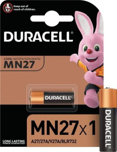 DURACELL Батарейка LR27/A27/MN27 BL1 Alkaline 12V CN (1/10/100) от оптового интернет-магазина Макел25.