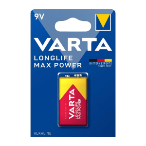VARTA Батарейка Крона MAX TECH 6LR61 BL1 Alkaline 9V (4722) (1/10/50)