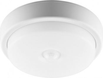FERON светильник светодиодный пылевлагозащищённый с ИК-датчиком AL3006 в пластиковом корпусе 12W 4000K 220V IP54 белый*