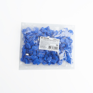 STEKKER Зажим прокалывающий ответвительный ЗПО-2 - 2,5 мм, синий, (упаковка 100 шт), LD502-25