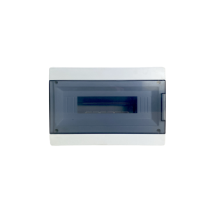 КРЗМИ Бокс пластиковый ЩРВ-П-12 прозрачная дверь с окном IP41 212х300х89