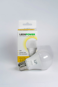 LEDS POWER Светодиодная лампа A60 E27 11Вт 3000К