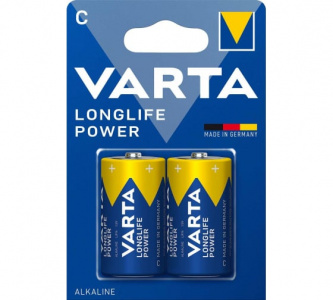 VARTA Батарейка HIGH ENERGY LR14 C BL2 Alkaline 1.5V (4914)