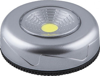 FERON Светодиодный светильник-кнопка FN1204 (1шт в блистере), 2W, серебро
