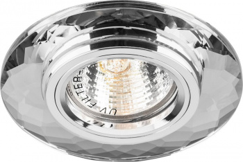 FERON Светильник встраиваемый DL8160-2/8160-2 потолочный MR16 G5.3 серебристый