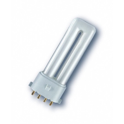 Osram лампа люминесцентная DULUX S/E 9W/840 (холодный белый) лампа 2G7
