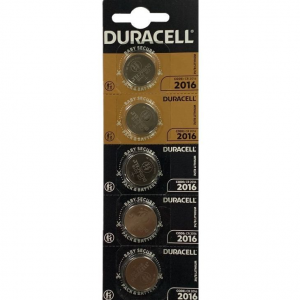 DURACELL Батарейки CR2016 BL5