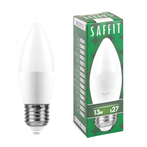 FERON Лампа светодиодная SAFFIT SBC3713 Свеча E27 13W 4000K