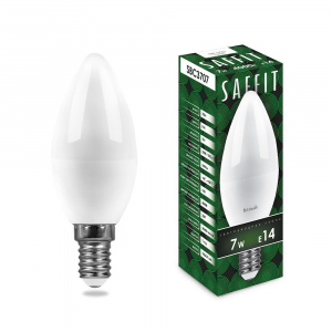 FERON SAFFIT Лампа светодиодная, 7W 230V E14 6400K C37, SBC3707